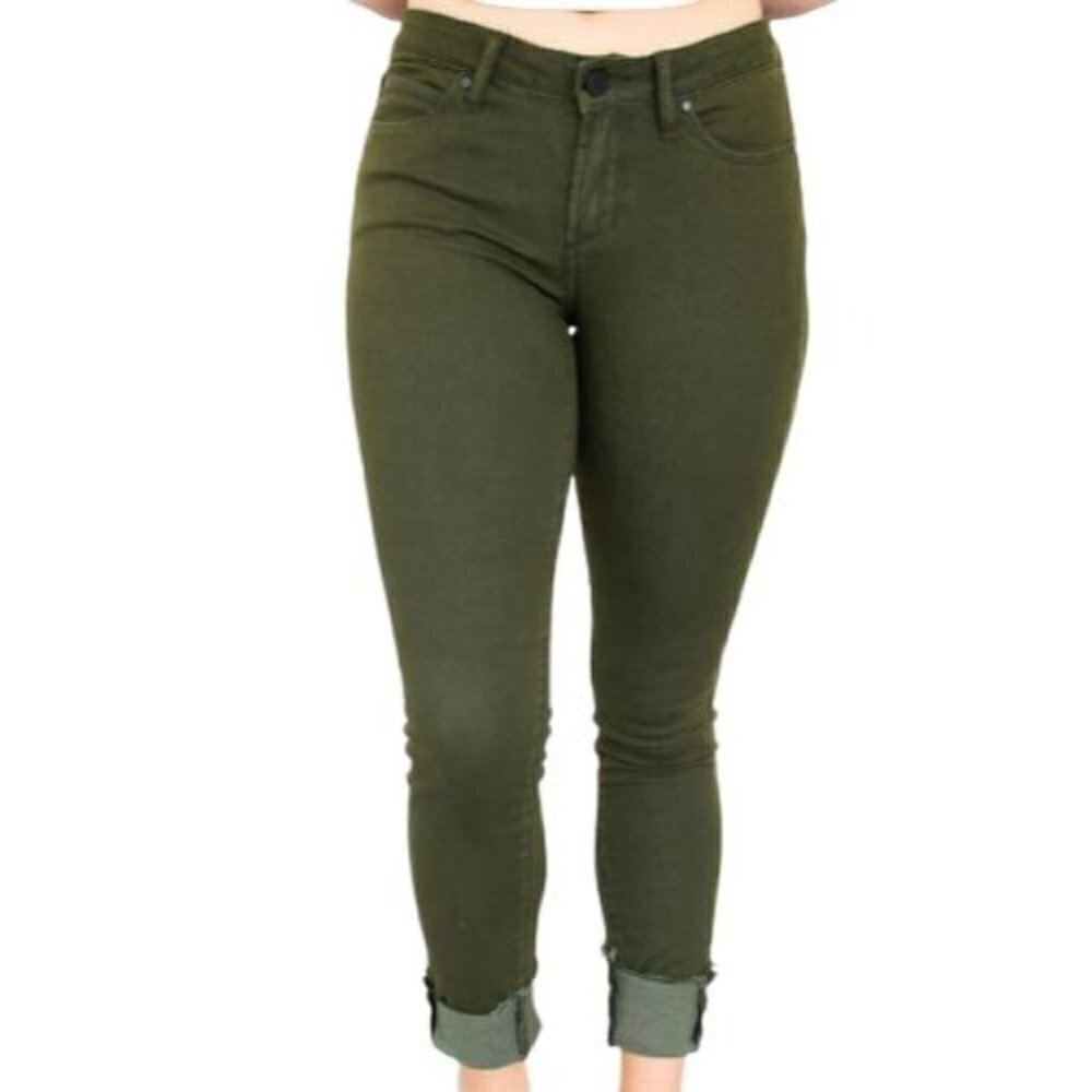Articles of Society Sarah Denim Olive green Super Soft size 28 NWT